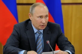 Tổng thống Nga Vladimir Putin tại một hội nghị ở Izhevsk, thủ phủ CH Udmurt, Liên bang Nga ngày 20/9. (Nguồn: EPA/TTXVN)