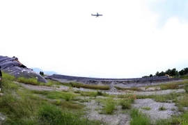 Khu vực xử lý môi trường ô nhiễm Dioxin tại Sân bay Đà Nẵng (giai đoạn 2). (Ảnh: Trần Lê Lâm/TTXVN)