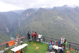 Những câu chuyện liên quan đến Mã Pì Lèng thời gian qua thu hút sự quan tâm đặc biệt của dư luận. (Ảnh: TTXVN)