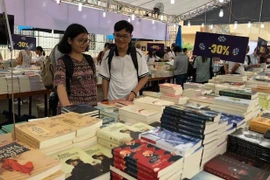 Hội sách Hà Nội được tổ chức thường niên (từ năm 2014). (Ảnh: PV/Vietnam+)
