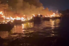 Hiện trường vụ cháy. (Nguồn: NDTV) 