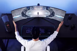 Màn hình chơi game Odyssey của Samsung. (Nguồn: Samsung)