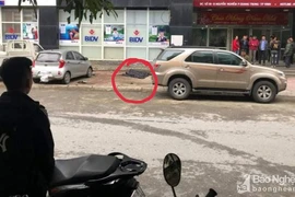 Hiện trường vụ việc. (Nguồn: Báo Nghệ An)