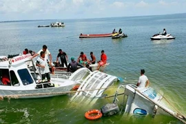 Hiện trường một vụ đắm tàu ở Brazil. Ảnh minh họa. (Nguồn: EPA)