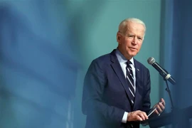 Cựu Phó Tổng thống Mỹ Joe Biden phát biểu tại North Charleston, South Carolina, Mỹ. (Ảnh: AFP/TTXVN)