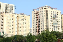 Dự án chung cư Khánh Hội 2. (Ảnh: Trần Xuân Tình/TTXVN)