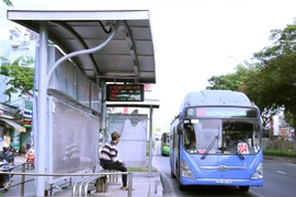 Thành phố Hồ Chí Minh tạm dừng hoạt động xe buýt công cộng từ ngày 1/4. (Ảnh: Tiến Lực/TTXVN)
