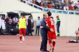 Huấn luyện viên Park Hang-seo đặt nhiều niềm tin nơi Công Phượng. (Ảnh: Tuấn Tú)