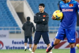 U22 Việt Nam của huấn luyện viên Hữu Thắng sẽ có bác sỹ ngoại người Đức. (Ảnh: Minh Chiến/Vietnam+)