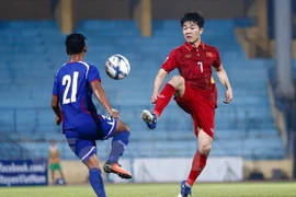 U22 Việt Nam nhiều khả năng không có Xuân Trường trong trận gặp U20 Argentina. (Ảnh: Minh Chiến/Vietnam+)