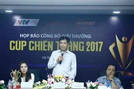 Cúp Chiến thắng lần thứ ba tổ chức nhằm vinh danh các vận động viên xuất sắc. (Ảnh: Đăng Huỳnh/Vietnam+)