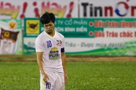 Công Phượng gây thất vọng trong năm 2016 trong màu áo cả đội tuyển và câu lạc bộ. (Ảnh: Minh Chiến/Vietnam+)