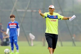 Đội tuyển nữ Việt Nam đang rất sung sức sau chuyến tập huấn tại Quảng Ninh. (Ảnh: VFF)