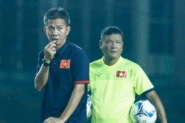 Huấn luyện viên Hoàng Anh Tuấn còn nhiều điều phải lo lắng về U20 Việt Nam. (Ảnh: Minh Chiến/Vietnam+)