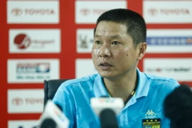 Ông Nghiêm tin rằng cuộc đua V-League sẽ vẫn rất khốc liệt trong vài vòng tới. (Ảnh: Minh Chiến/Vietnam+)