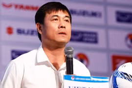 Ông Thắng đặt nhiều niềm tin vào các học trò trước trận gặp Jordan. (Ảnh: Minh Chiến/Vietnam+)