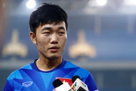 Xuân Trường nhắc U22 Việt Nam đừng vội mừng trước Hàn Quốc. (Ảnh: Minh Chiến/Vietnam+)