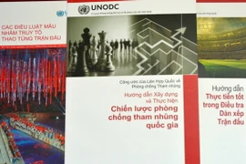 Chiều qua (31/8), Cơ quan Phòng chống Ma túy và Tội phạm của Liên Hiệp Quốc (UNODC) đã phối hợp cùng Bộ công an Việt Nam cho ra mắt ba tài liệu liên quan tới các vấn đề tiêu cực trong thể thao.