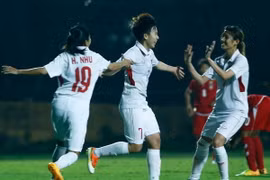 Đội tuyển nữ Việt Nam vẫn cách World Cup một khoảng rất xa. (Ảnh: Minh Chiến/Vietnam+)