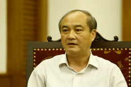 Tổng cục trưởng Vương Bích Thắng nói về những lùm xùm cán bộ trước thềm SEA Games. (Ảnh: Tá Hiển/Vienam+)