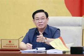 Chủ tịch Quốc hội Vương Đình Huệ phát biểu. (Ảnh: Doãn Tấn/TTXVN)