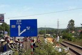 Địa điểm xảy ra vụ tai nạn. (Ảnh: Tá Chuyên/TTXVN)