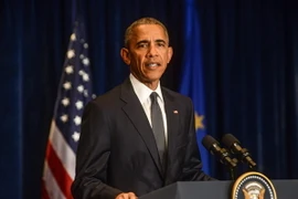 Tổng thống Mỹ Barack Obama (ảnh) lên án vụ nổ súng nhằm vào các nhân viên cảnh sát thành phố Dallas, bang Texas. (Nguồn: EPA/TTXVN)