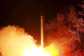 Triều Tiên phóng thử một tên lửa đạn đạo. (Nguồn: Reuters/TTXVN)