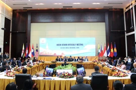 Toàn cảnh lễ khai mạc Hội nghị. (Ảnh: Phạm Kiên/Vietnam+)