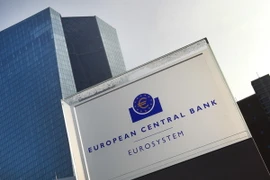Quang cảnh bên ngoài trụ sở ECB ở Frankfurt am Main, miền tây Đức ngày 21/1. (Nguồn: AFP/TTXVN)