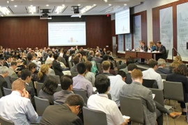 CSIS tổ chức Hội thảo về vụ Philippines kiện các tuyên bố chủ quyền của Trung Quốc ở Biển Đông. (Ảnh: Thanh Tuấn/TTXVN)