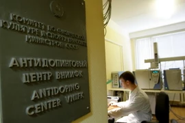 Tại Phòng thí nghiệm về doping ở thủ đô Moskva ngày 23/9/2009. (Nguồn: AFP/TTXVN)