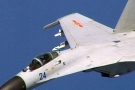 Máy bay chiến đấu Trung Quốc. Ảnh minh họa. (Nguồn: AFP/TTXVN)