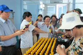 ​Sản phẩm nước mắm Phú Quốc ​được EU cấp chỉ dẫn địa lý. (Ảnh minh họa. Nguồn: Đức Duy/Vietnam+)