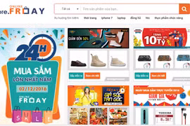 Doanh số bán hàng tăng từng giờ trong ngày mua sắm trực tuyến Online Friday. (Ảnh: Ban tổ chức)