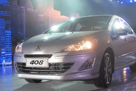 Một trong những mẫu xe Peugeot mà Công ty Trường Hải liên kết sản xuất và lắp ráp tại Việt Nam. (Ảnh: Đức Duy/Vietnam+)