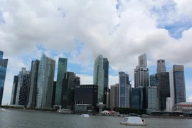Khu tài chính Singapore. (Ảnh: CTV)
