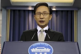 Tổng thống Hàn Quốc Lee Myung-bak. (Nguồn: Reuters)