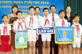 Đoàn Lào Cai giành Huy chương Vàng Olympic Toán tuổi thơ năm 2010 tại tỉnh Long An. (Ảnh minh họa. Nguồn: Internet)