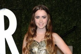 Cô con gái 22 tuổi của Phil Collins, Lily Collins. (Nguồn: Getty images)