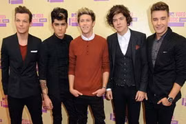 Nhóm nhạc nam One Direction. (Nguồn: guardian.co.uk)