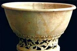 Chậu gốm men trắng thời Lý. Ảnh minh họa. (Nguồn: Internet)