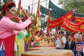 Một hoạt động tại Lễ hội Đền Đô. (Ảnh: Internet)