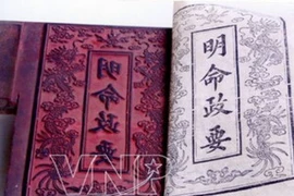 Mộc bản triều Nguyễn. (Ảnh: Báo ảnh Việt Nam).