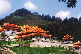 Thiền viện Trúc Lâm thuộc khu danh thắng Tây Thiên. (Ảnh: Internet).