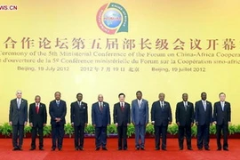 Các đại biểu dự FOCAC chụp ảnh lưu niệm. (Nguồn: Xinhuanet)