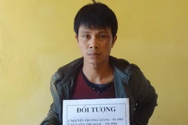 Đối tượng Nguyễn Trường Giang. (Ảnh: Trịnh Duy Hưng/Vietnam+)