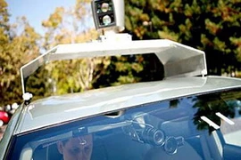 Xe tự lái của Google ở San Francisco. (Ảnh: Google)