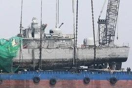 Tàu chiến Cheonan. (Ảnh: AFP/TTXVN)