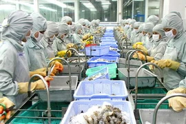 Thủy sản Việt Nam được đánh giá cao ở Nhật. (Ảnh: Huy Hùng/TTXVN).